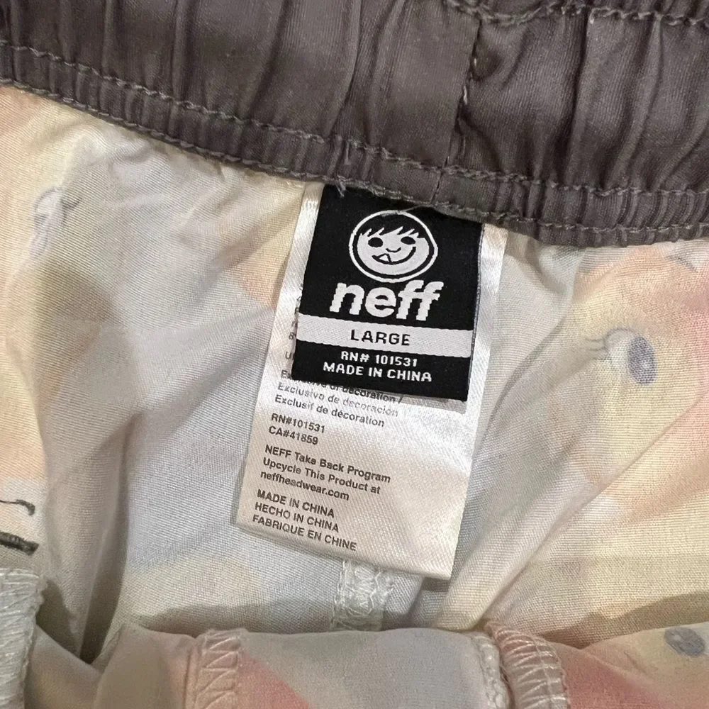 Neff rubber duck swim trunks size large